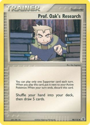 Prof. Oak's Research (/112) Reverse Holofoil [EX: FireRed & LeafGreen] Pokemon Single Pokémon