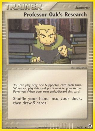 Professor Oak's Research (/101) Reverse Holofoil [EX: Dragon Frontiers] Pokemon Single Pokémon