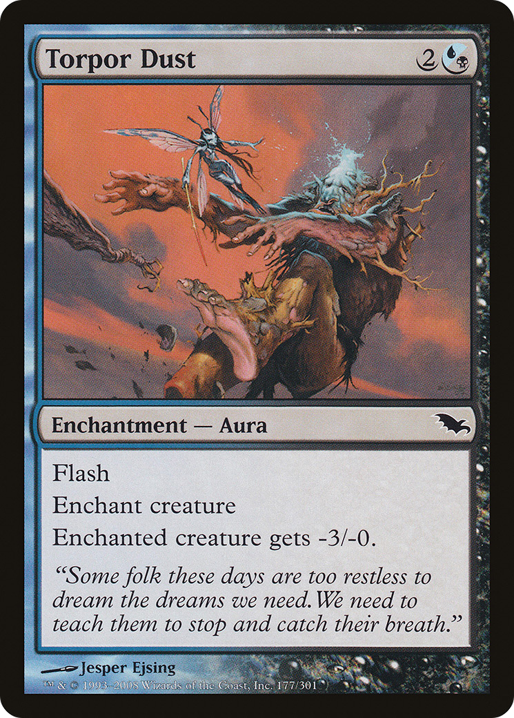 Torpor Dust (SHM-177) [Shadowmoor] Foil MTG Single Wizards of the Coast