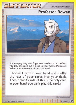 Professor Rowan (/132) Reverse Holofoil [DP: Secret Wonders] Pokemon Single Pokémon