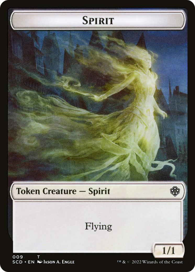 Spirit (TSCD-009) [Tokens] Starter Commander Deck Tokens Foil MTG Single Wizards of the Coast