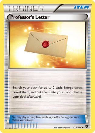 Professor's Letter (123/146) [XY: Base Set] Pokemon Single Pokémon