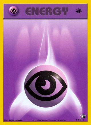 Psychic Energy (110/111) 1st Edition [Vintage: Neo Genesis] Pokemon Single Pokémon