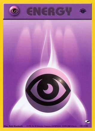 Psychic Energy (131/132) 1st Edition [Vintage: Gym Heroes] Pokemon Single Pokémon