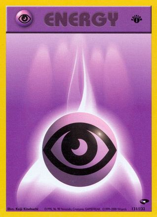 Psychic Energy (131/132) 1st Edition [Vintage: Gym Challenge] Pokemon Single Pokémon