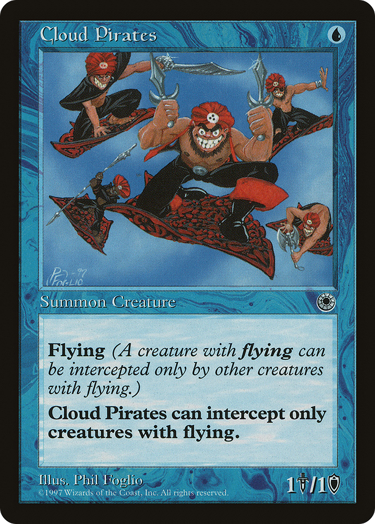 Cloud Pirates (POR-46D) [Misc] Portal MTG Single Wizards of the Coast