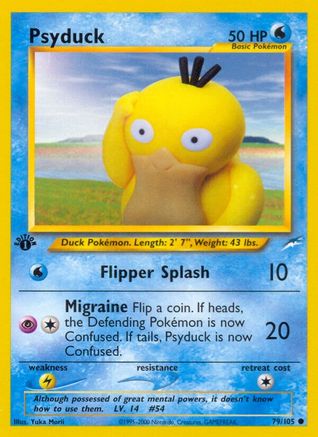 Psyduck (79/105) 1st Edition [Vintage: Neo Destiny] Pokemon Single Pokémon