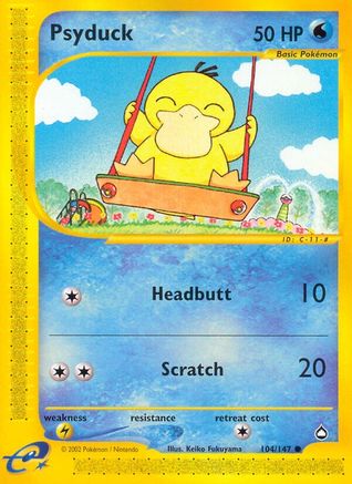 Psyduck (/147) Reverse Holofoil [Vintage: Aquapolis] Pokemon Single Pokémon