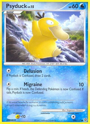 Psyduck (100/132) Reverse Holofoil [DP: Secret Wonders] Pokemon Single Pokémon