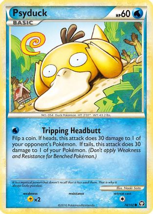 Psyduck (74/102) [HGSS: Triumphant] Pokemon Single Pokémon
