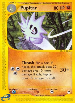 Pupitar (/147) Reverse Holofoil [Vintage: Aquapolis] Pokemon Single Pokémon