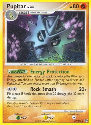 Pupitar (/100) Reverse Holofoil [DP: Stormfront] Pokemon Single Pokémon