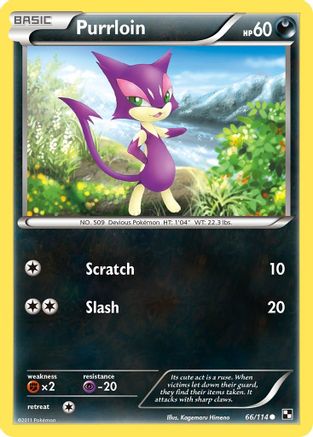 Purrloin (/114) [BW: Base Set] Pokemon Single Pokémon