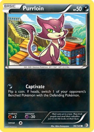 Purrloin (/149) [BW: Boundaries Crossed] Pokemon Single Pokémon