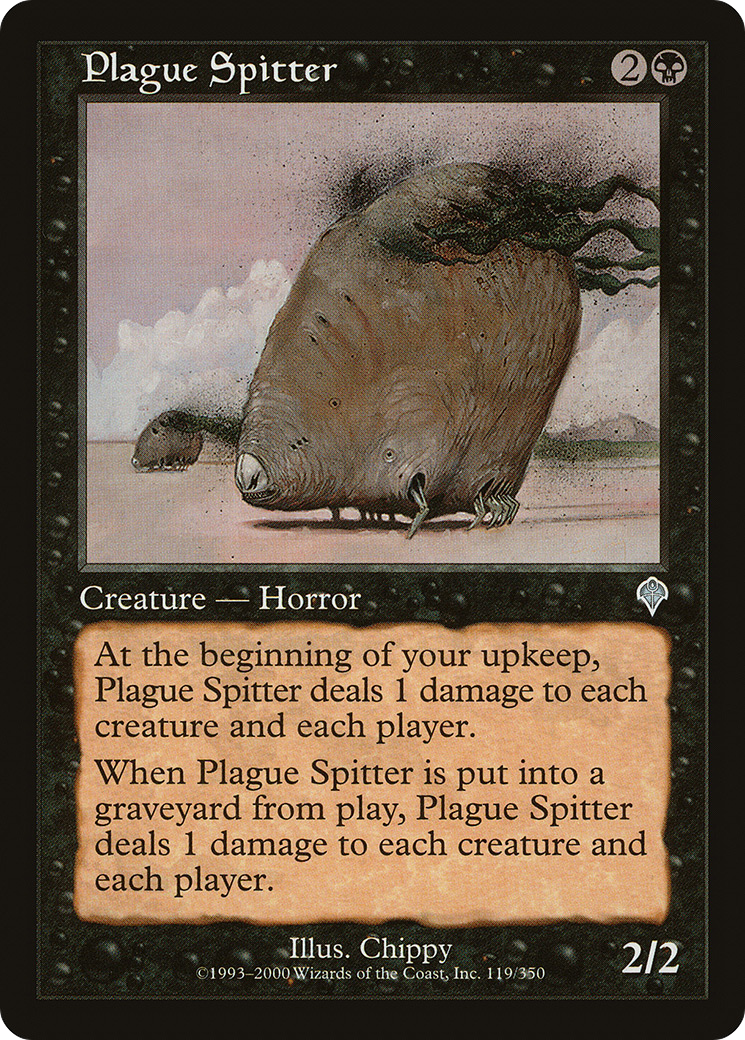 Plague Spitter (INV-119) [Invasion] Foil MTG Single Wizards of the Coast