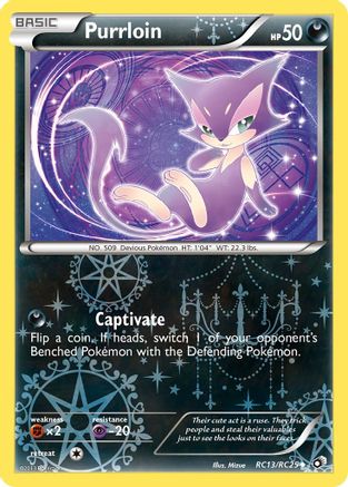 Purrloin (RC13/113) Holofoil [BW: Legendary Treasures Radiant Collection] Pokemon Single Pokémon