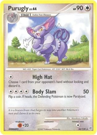 Purugly (/130) [DP: Base Set] Pokemon Single Pokémon
