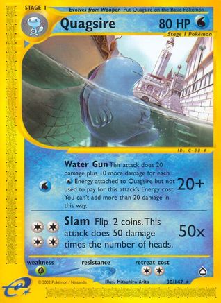 Quagsire (/147) Reverse Holofoil [Vintage: Aquapolis] Pokemon Single Pokémon