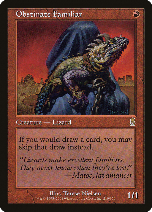 Obstinate Familiar (ODY-210) [Odyssey] MTG Single Wizards of the Coast