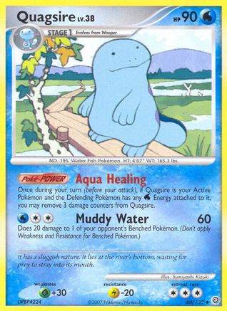 Quagsire (/132) Reverse Holofoil [DP: Secret Wonders] Pokemon Single Pokémon
