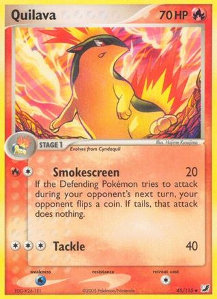 Quilava (/115) Reverse Holofoil [EX: Unseen Forces] Pokemon Single Pokémon