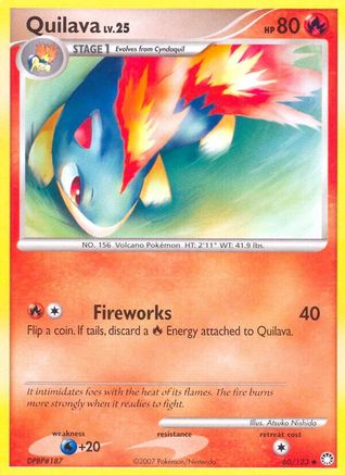 Quilava (/123) Reverse Holofoil [DP: Mysterious Treasures] Pokemon Single Pokémon