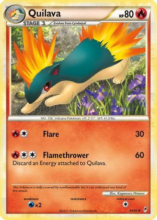 Quilava (49/95) [HGSS: Call of Legends] Pokemon Single Pokémon