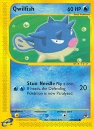 Qwilfish (/165) Reverse Holofoil [Vintage: Expedition] Pokemon Single Pokémon