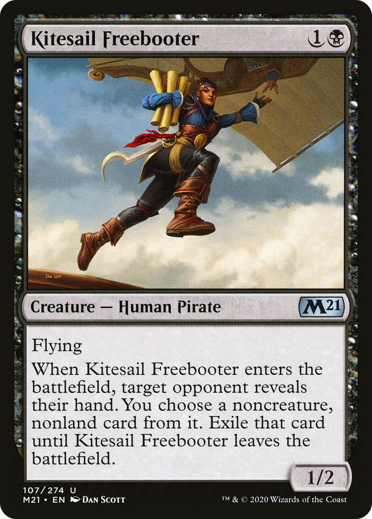 Kitesail Freebooter (M21-107) [Core Set 2021] Foil MTG Single Wizards of the Coast