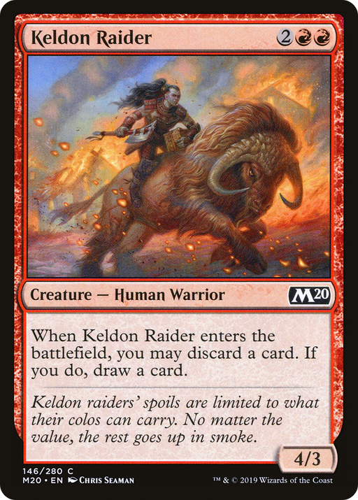 Keldon Raider (M20-146) [Core Set 2020] MTG Single Wizards of the Coast