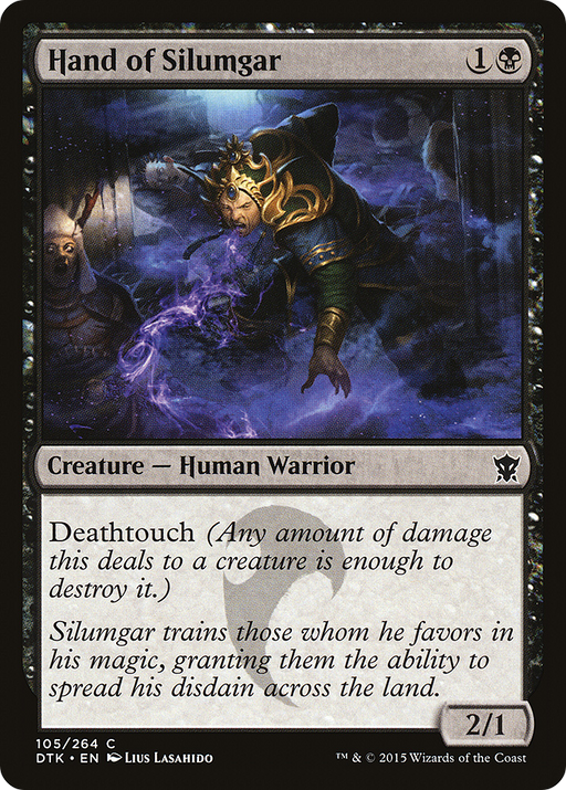 Hand of Silumgar (DTK-105) [Dragons of Tarkir] Foil MTG Single Wizards of the Coast