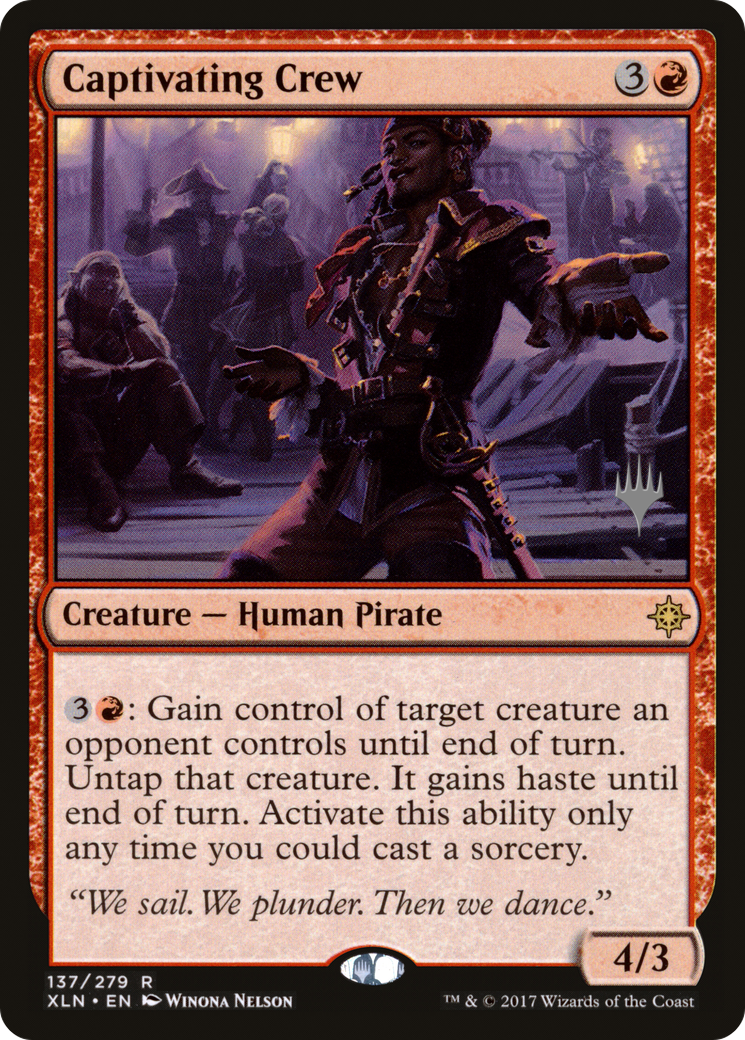 Captivating Crew (PPM20-137) [Ixalan Promos] Foil MTG Single Wizards of the Coast