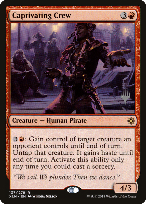 Captivating Crew (PPM20-137P) [Ixalan Promos] MTG Single Wizards of the Coast