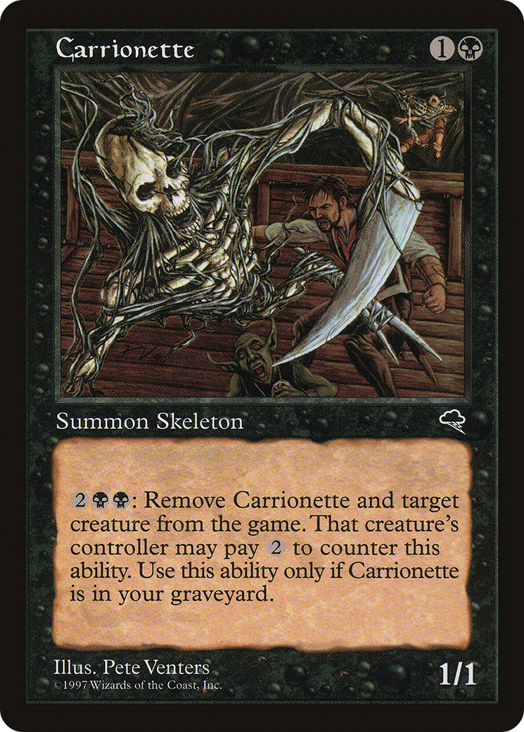 Carrionette (TMP-111) [Tempest] MTG Single Wizards of the Coast