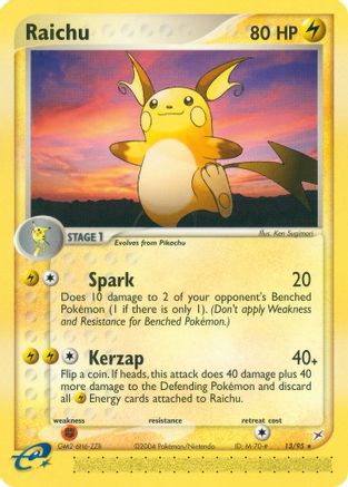 Raichu (/95) Reverse Holofoil [EX: Team Magma vs Team Aqua] Pokemon Single Pokémon