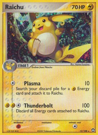 Raichu (/108) Holofoil [EX: Power Keepers] Pokemon Single Pokémon