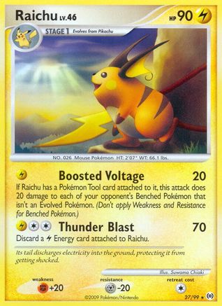 Raichu (27/99) [Platinum: Arceus] Pokemon Single Pokémon