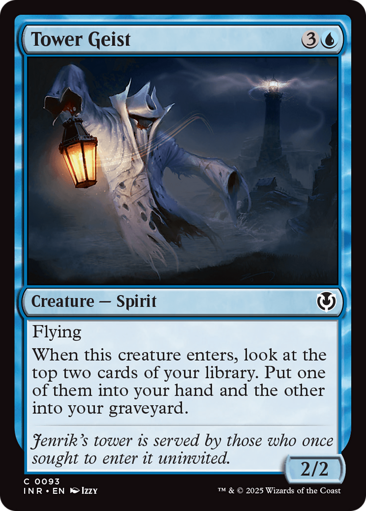 Tower Geist (INR-093) [Innistrad Remastered] MTG Single Wizards of the Coast