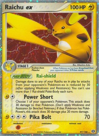 Raichu ex (/106) [EX: Emerald] Pokemon Single Pokémon