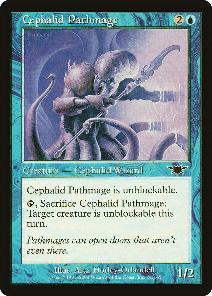 Cephalid Pathmage (LGN-031) [Legions] MTG Single Wizards of the Coast