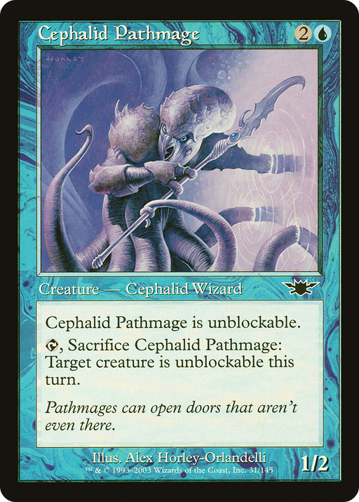 Cephalid Pathmage (LGN-031) [Legions] MTG Single Wizards of the Coast