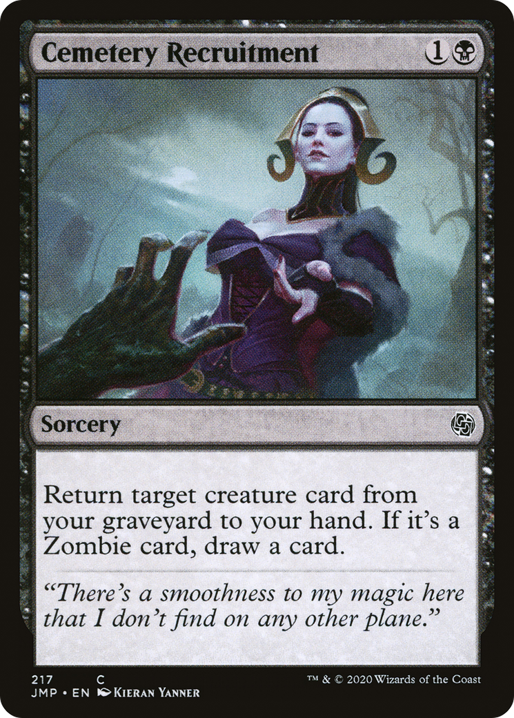 Cemetery Recruitment (JMP-217) [Jumpstart] MTG Single Wizards of the Coast