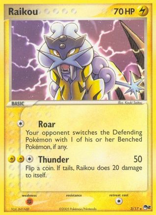 Raikou (/17) Holofoil [Promos: POP Series 2] Pokemon Single Pokémon