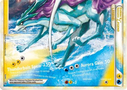 Raikou & Suicune Legend (Bottom) (/95) Holofoil [HGSS: Unleashed] Pokemon Single Pokémon
