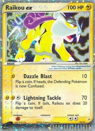 Raikou ex (/95) Holofoil [EX: Team Magma vs Team Aqua] Pokemon Single Pokémon