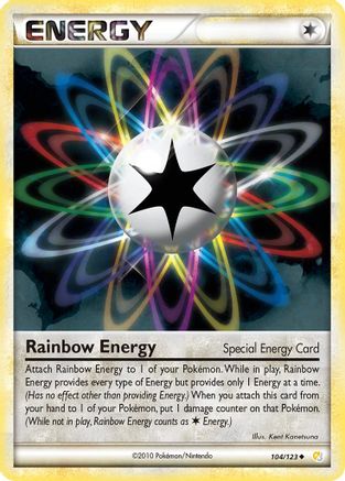 Rainbow Energy (104/123) [HGSS: Base Set] Pokemon Single Pokémon