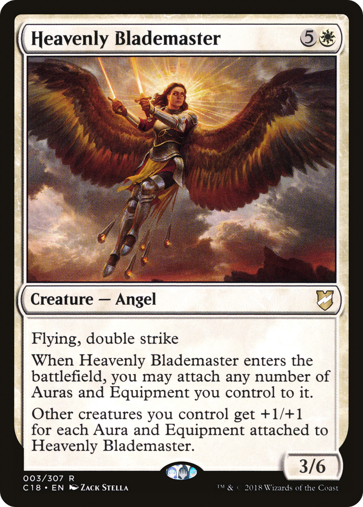 Heavenly Blademaster (C18-003) [Commander 2018] MTG Single Wizards of the Coast