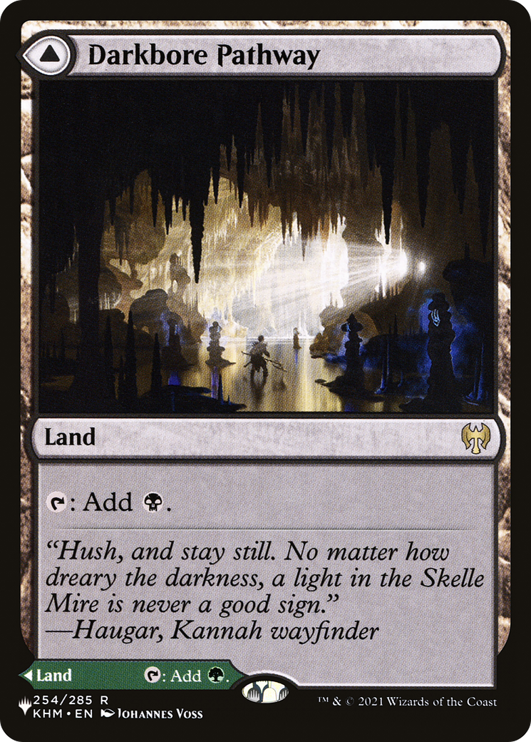 Darkbore Pathway (LIST-254) [Mystery Booster] The List MTG Single Wizards of the Coast