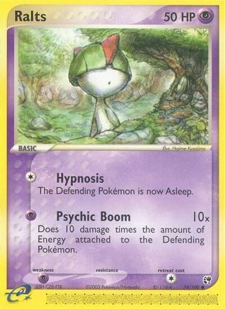 Ralts (/100) Reverse Holofoil [EX: Sandstorm] Pokemon Single Pokémon