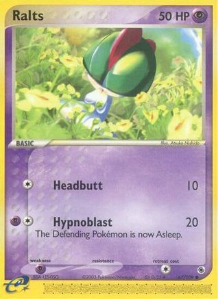 Ralts - 67/109 (/109) Reverse Holofoil [EX: Ruby & Sapphire] Pokemon Single Pokémon